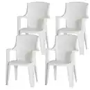Bild 1 von Stapelsessel-Set 4er-Set Weiß, Weiß