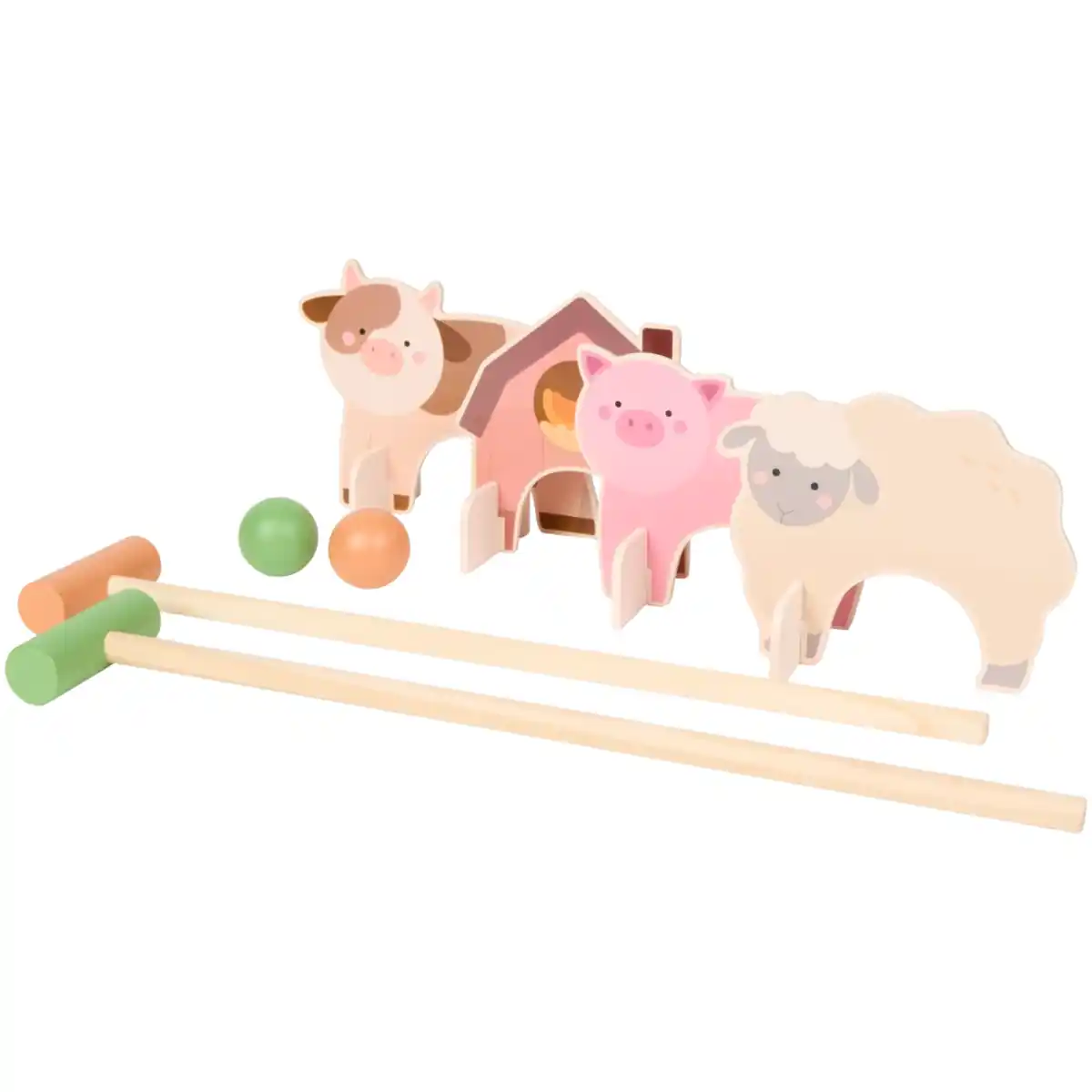 Bild 2 von Krocketspiel mit Tieren