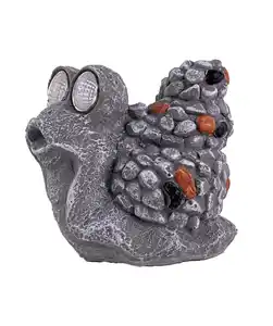 Solarleuchte Tier, hellgrau