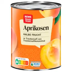 REWE Beste Wahl Aprikosen halbe Frucht 475g