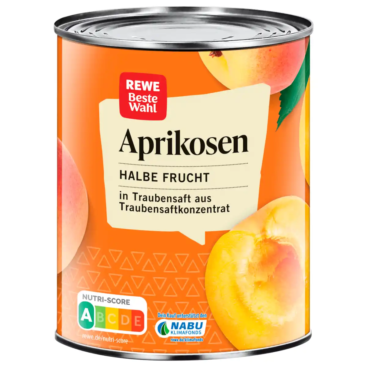 Bild 1 von REWE Beste Wahl Aprikosen halbe Frucht 475g
