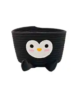 Aufbewahrungskorb Tier, schwarz