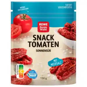 REWE Beste Wahl Snacktomaten mit Meersalz 150g