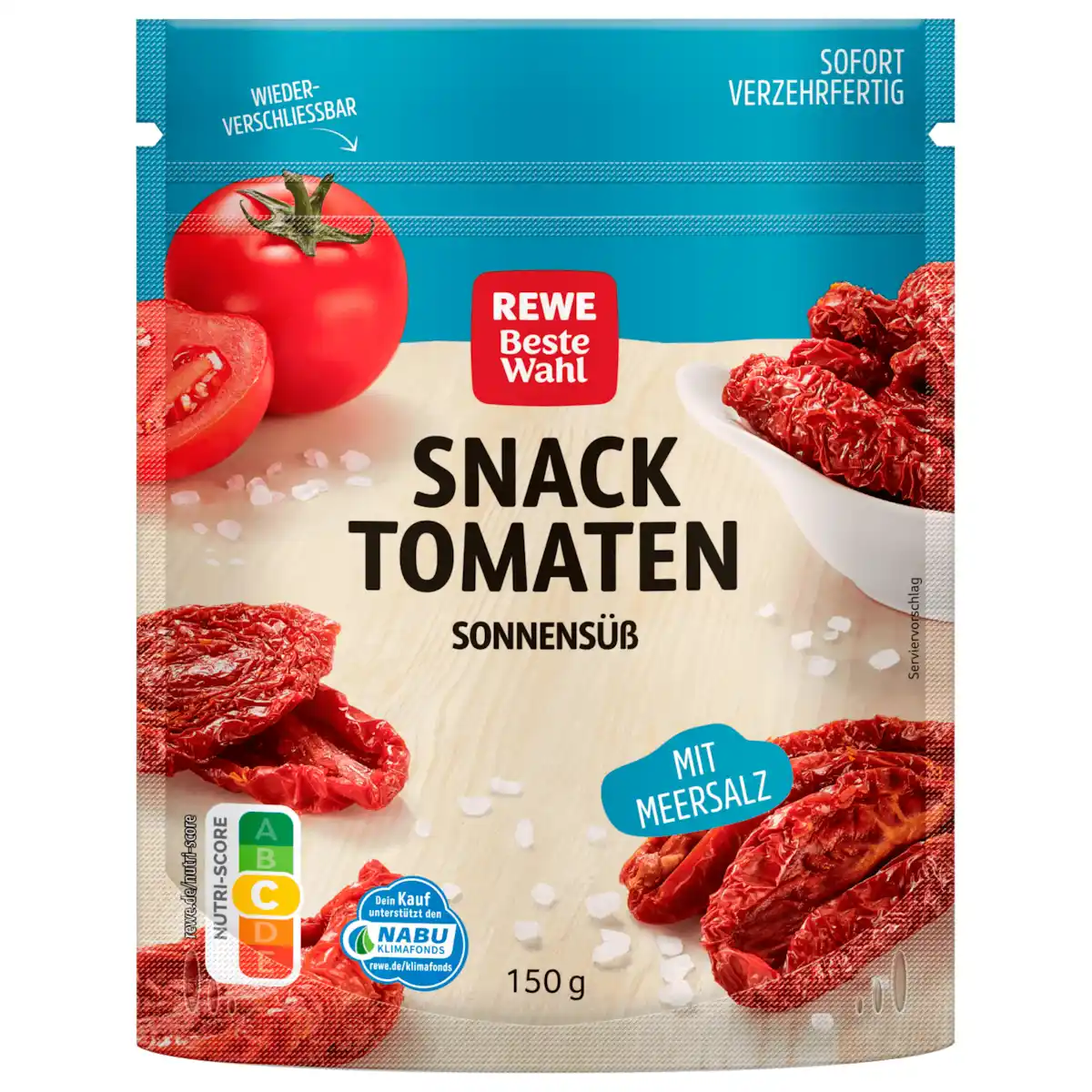 Bild 1 von REWE Beste Wahl Snacktomaten mit Meersalz 150g