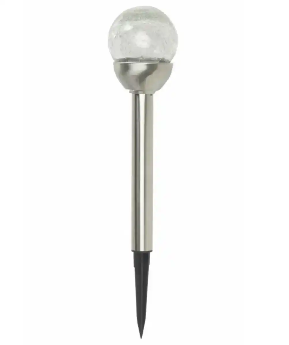 Bild 1 von Solarleuchte Bruchglasoptik, silber