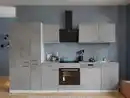 Bild 1 von Küchenblock Malia m. Geräten Grau/Weiß, Grau, Weiß