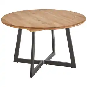 Linea Natura Esstisch, Eiche, Holz, Eiche, massiv, rund, eckig, 110x75x110-170 cm, ausziehbar, Esszimmer, Tische, Esstische, Esstische ausziehbar