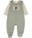 Bild 1 von Newborn Body + Strampler mit Tannen, hellgrün