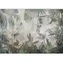 Bild 1 von artgeist Fototapete, Grau, Waldgrün, Textil, Blätter, 250x175 cm, CE, Tapeten & Wandverkleidungen, Fototapeten