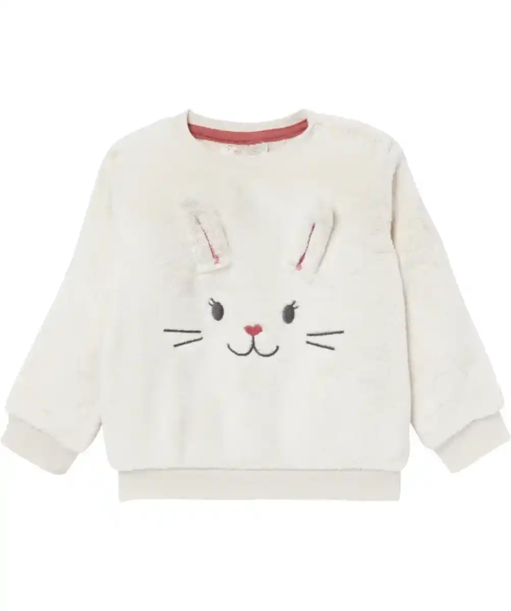 Bild 1 von Fleecepullover Hase, offwhite
