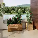 Bild 1 von Hochbeet Christo 1 Schwarz/Akaziefarben, Schwarz, Akaziefarben