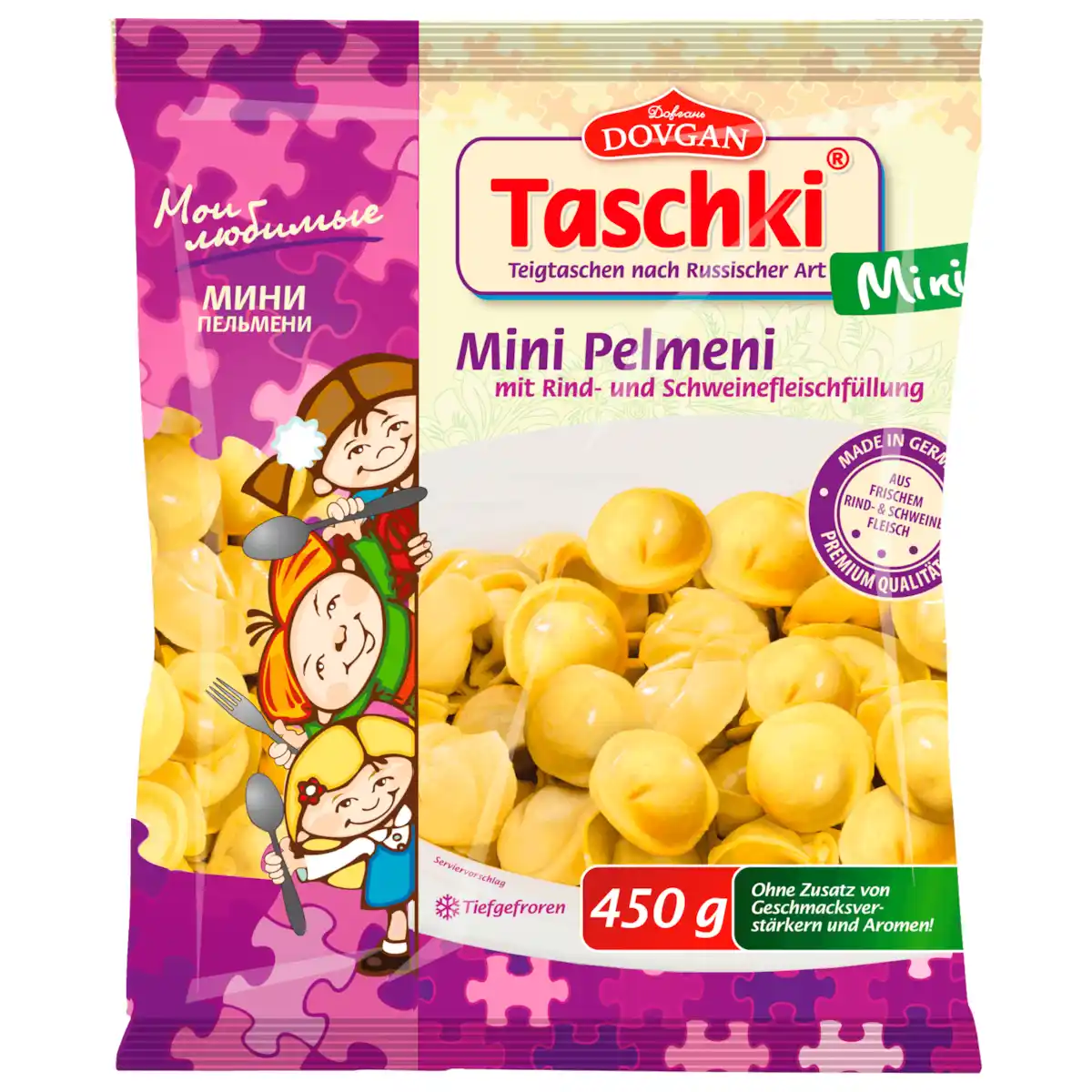 Bild 1 von Dovgan Bunte Mini Pelmeni 450g