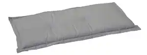Bankauflage Auerbach ca. 145x45 cm Hellgrau, Hellgrau
