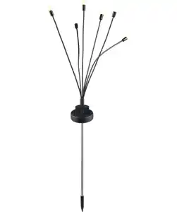 Solarleuchte Gartenstecker, schwarz