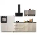 Bild 1 von Mid.you Küchenblock Boston, Anthrazit, Weiß, Kunststoff, 1 Schublade(n),3 Schublade(n) Schubladen, seitenverkehrt montierbar, nur wie online abgebildet bestellbar, 321 cm, höhenverstellbare Füße