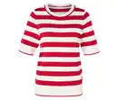 Bild 1 von Feinstrickpullover, rot-weiß gestreift