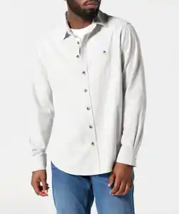 Flanellhemd Hahnentrittmuster, grau gemustert