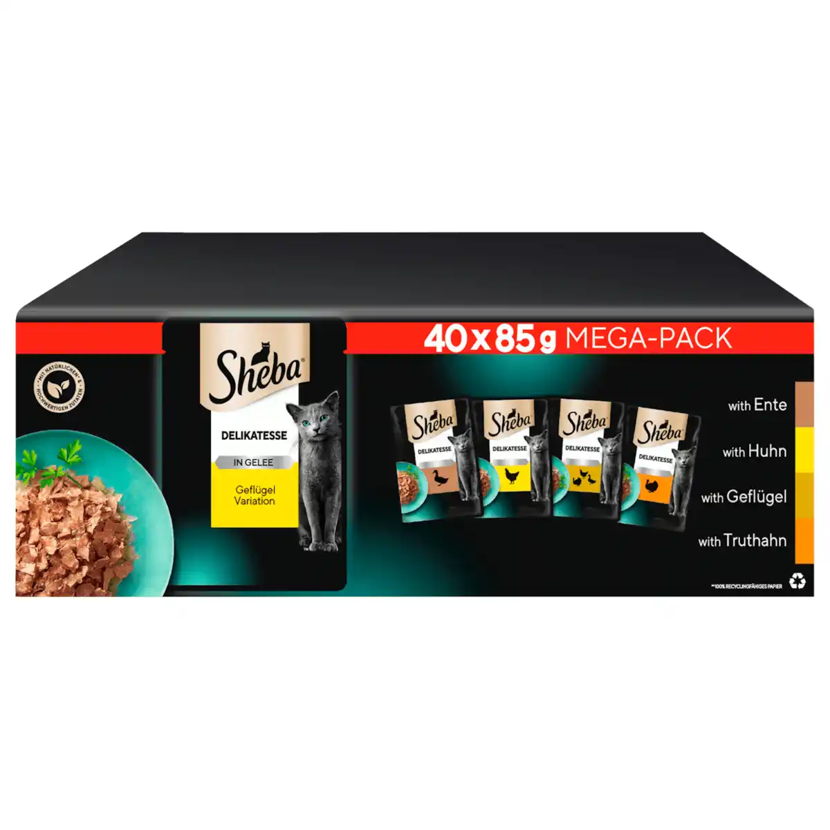 Bild 1 von Sheba Delikatesse in Gelee 40x85g