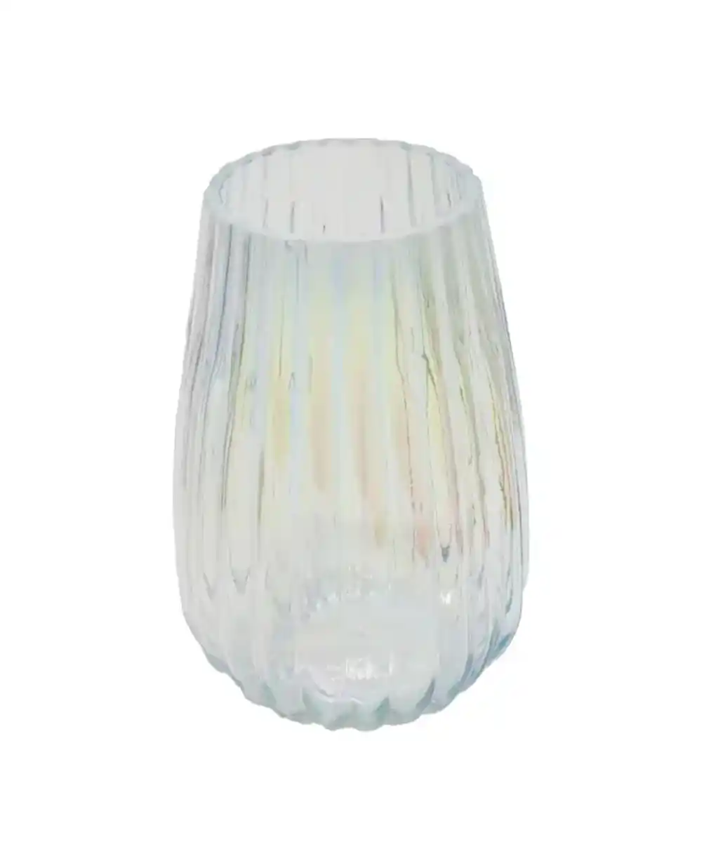 Bild 1 von Glasvase Rillen, perle