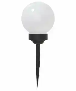 Solarleuchte Kugel, weiß