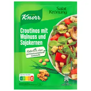 Knorr Salatkrönung Croutinos mit Walnuss Croutons 25 g