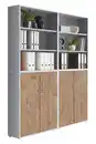 Bild 1 von Aktenschrank Office Edition Sw Set 11 Grau/Eichefarben, Grau, Eichefarben