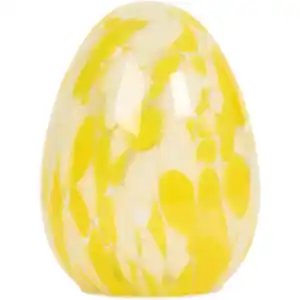 Dekoratives Glasei mit Licht