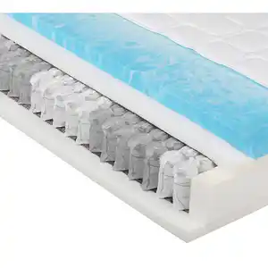 Xora Boxspringmatratze, Weiß, Textil, H3, 7-Zonen, Höhe ca. 23 cm, Füllung: Polyester, 140x200 cm, Made in Germany, Oeko-Tex® Standard 100, Härtegradauswahl, Bezug abnehmbar/waschbar, Ober- und