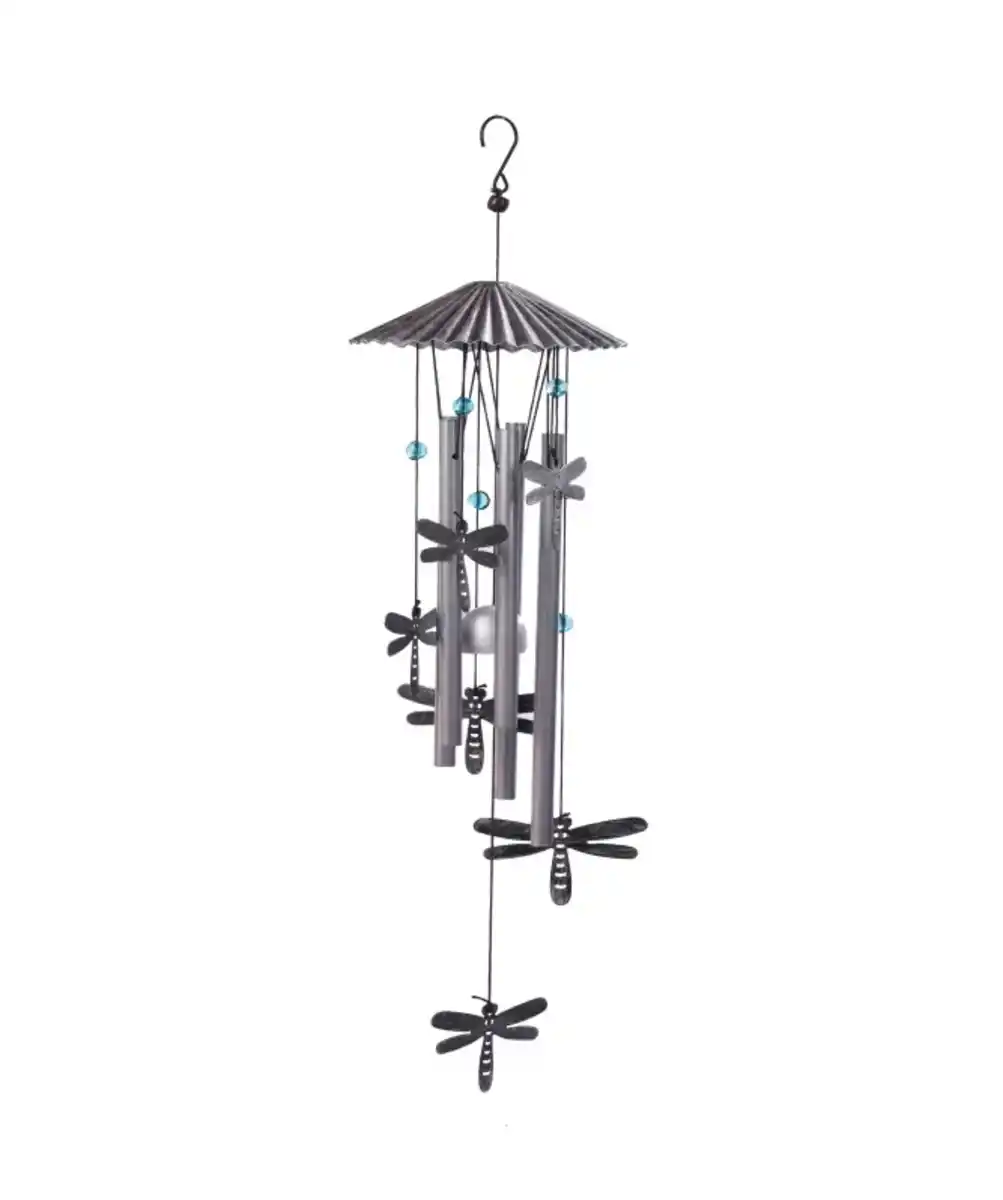 Bild 1 von Windspiel aus Metall, silbergrau