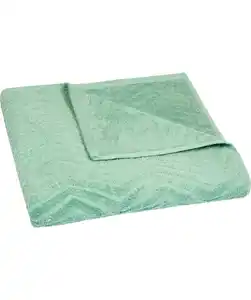 Duschtuch Zickzackmuster, grün