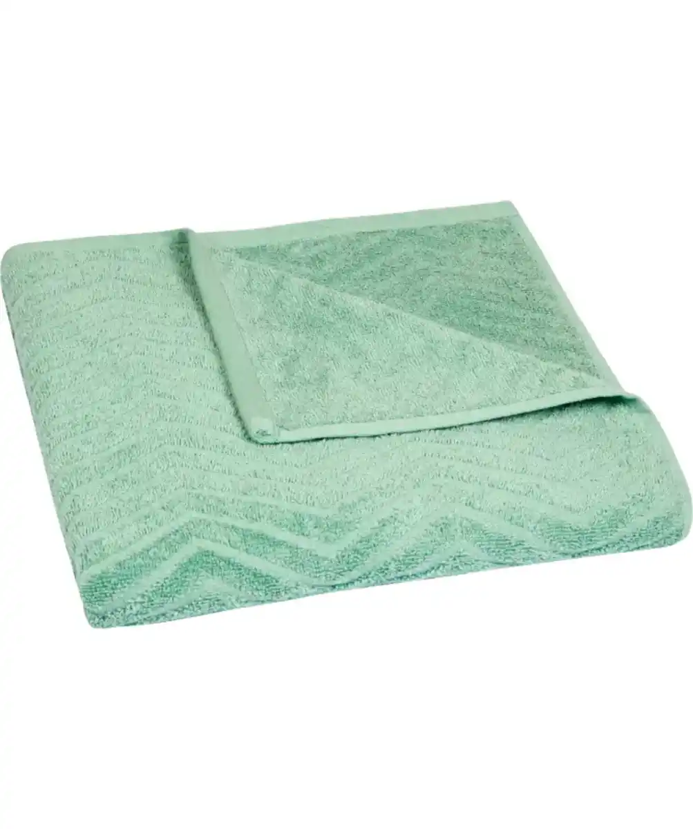 Bild 1 von Duschtuch Zickzackmuster, grün