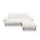 Bild 1 von Mid.you Ecksofa, Weiß, Textil, Uni, 3-Sitzer, L-Form, 242x170 cm, Made in EU, FSC Mix, seitenverkehrt erhältlich, Rücken echt, Armteil links, rechts, Wohnzimmer, Sofas & Couches, Wohnlandschaften,