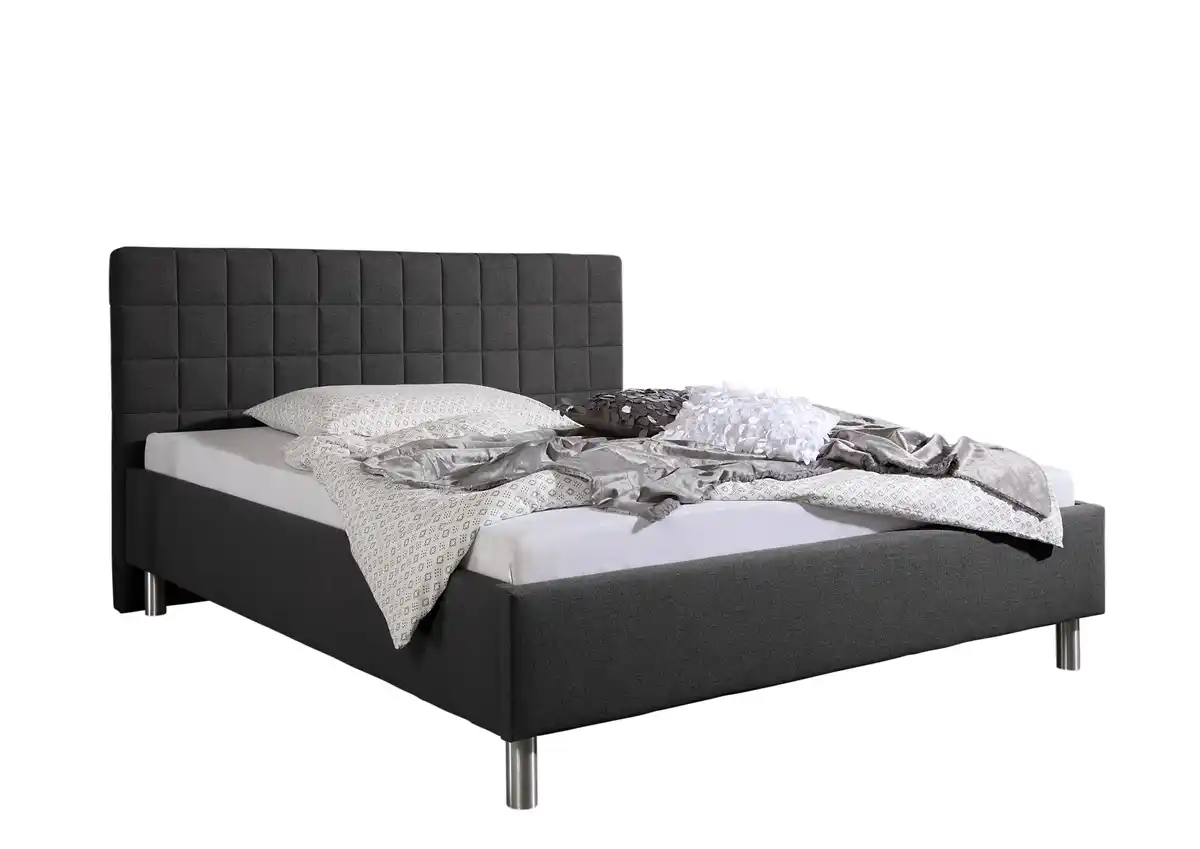 Bild 1 von Polsterbett Ray Anthrazit Webstoff ca. 160x200 cm, Anthrazit