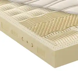 Latexmatratze Waldgrün L700 ca. 140x200 cm Weiß, Weiß