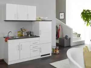 Küchenblock Toronto I m. Geräten Weiß, Weiß