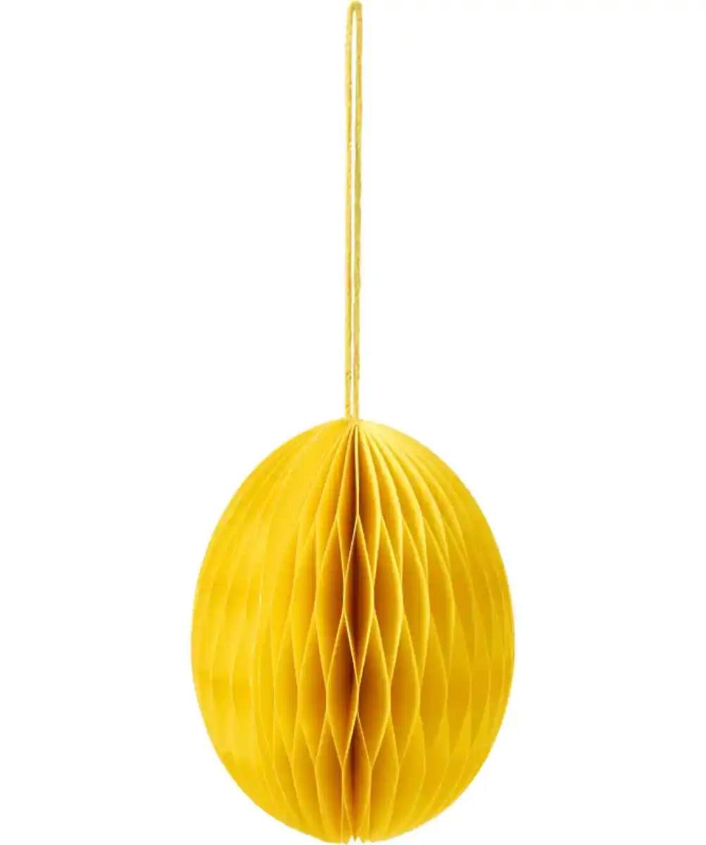 Bild 1 von Wabendeko zum Aufhängen, gelb