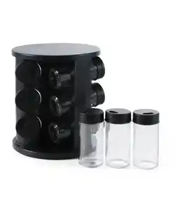 Gewürzständer mit Gewürzgläsern, klar