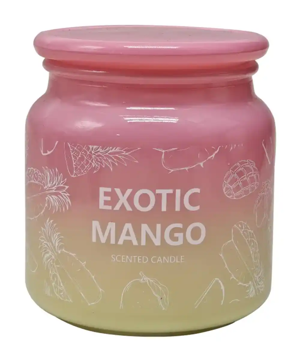 Bild 1 von Duftkerze im Glas, rosa