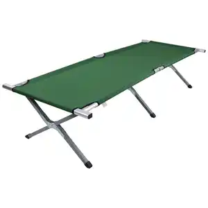 Ambia Garden Campingbett, Grün, Metall, Textil, 63x190 cm, Freizeit, Campingzubehör, Campingausrüstung