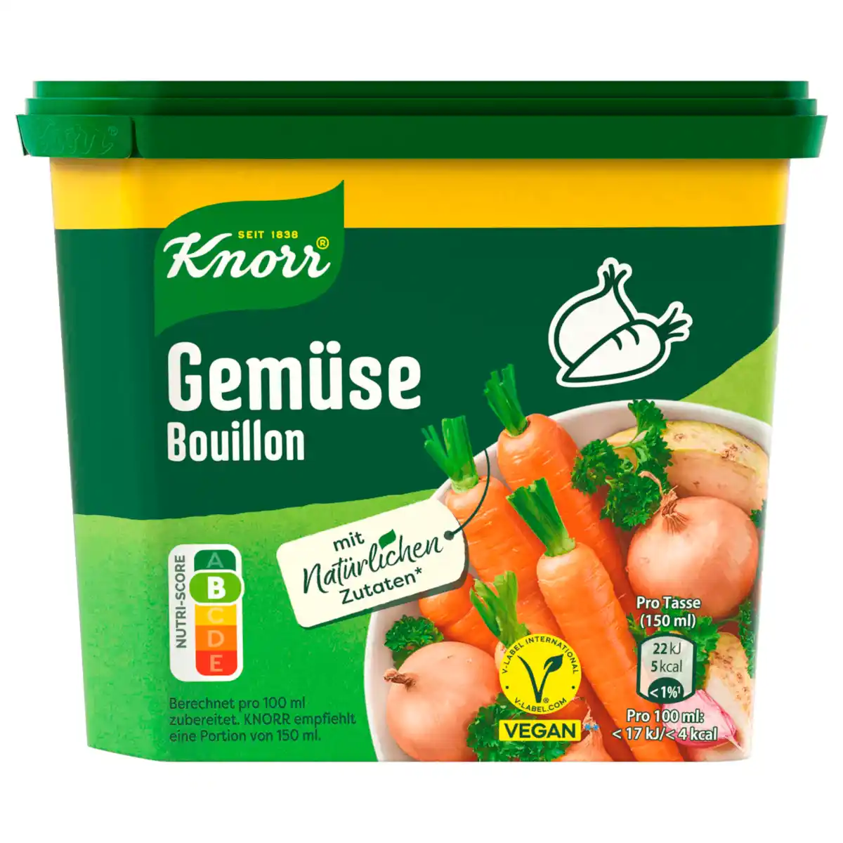 Bild 1 von Knorr Gemüse Bouillon vegan 16l