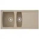 Bild 1 von Respekta Spüle Boston, Beige, Kunststoff, Glas, 100x20x50 cm, Küchen, Küchenausstattung, Küchenspülen