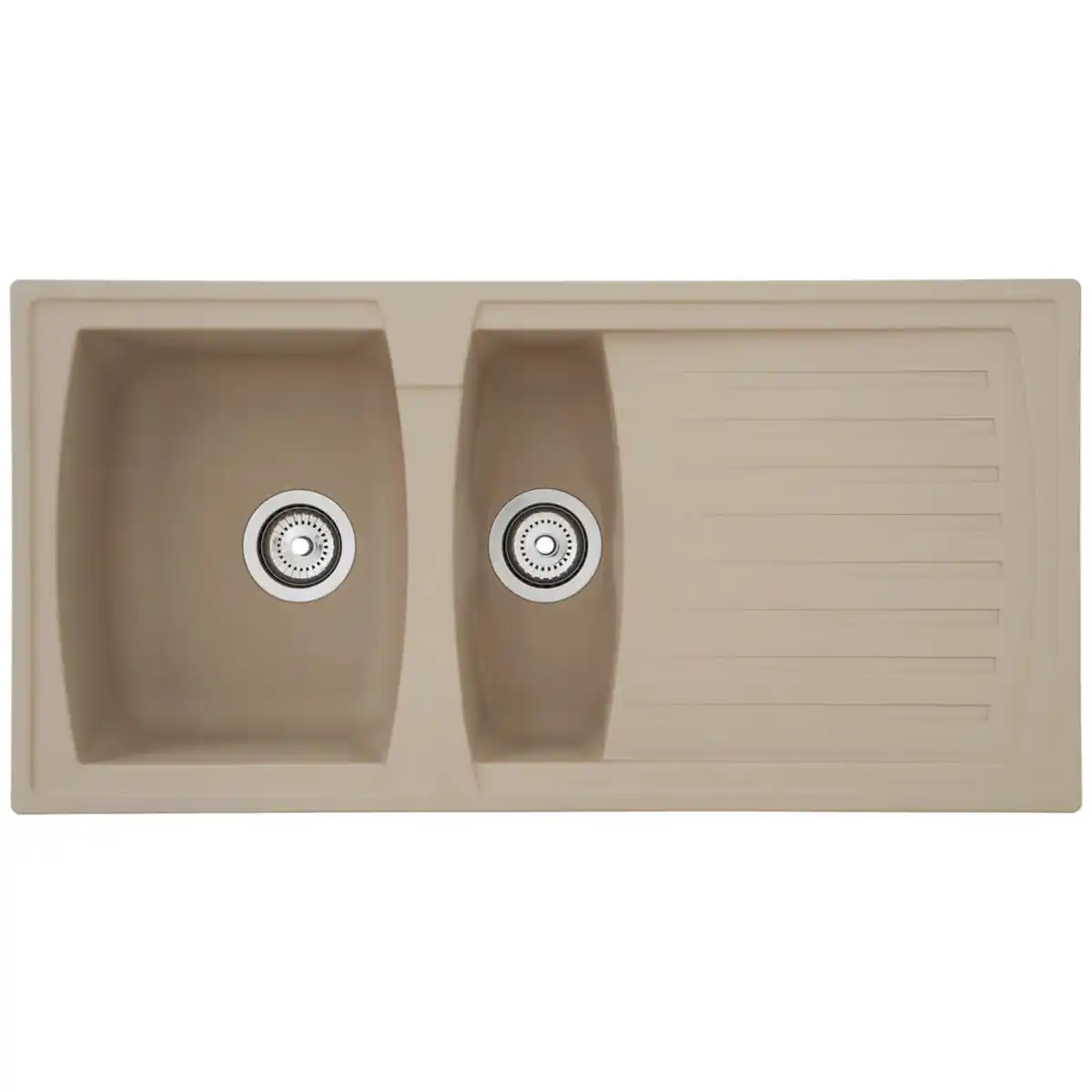 Bild 1 von Respekta Spüle Boston, Beige, Kunststoff, Glas, 100x20x50 cm, Küchen, Küchenausstattung, Küchenspülen