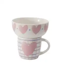 Tasse + Müslischale Frühstücksset, weiß