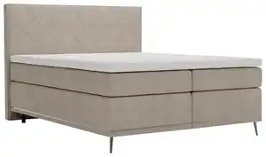 Boxspringbett Cromo Beige ca. 200x200, Beige