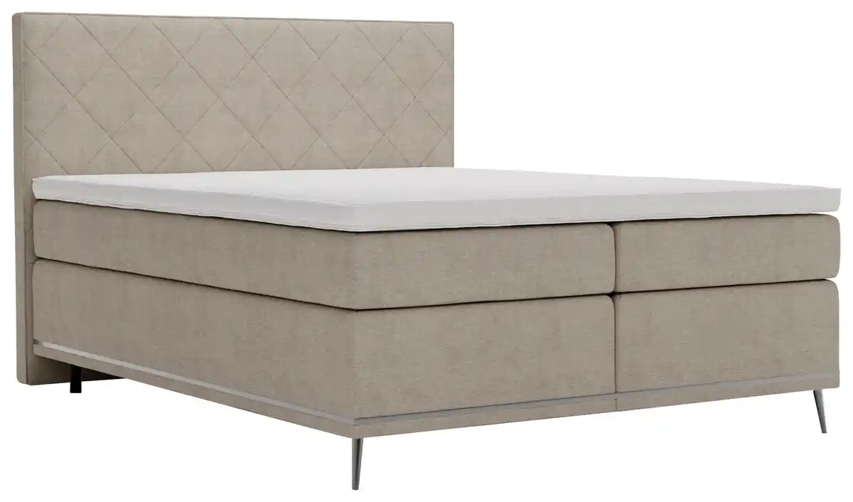 Bild 1 von Boxspringbett Cromo Beige ca. 200x200, Beige