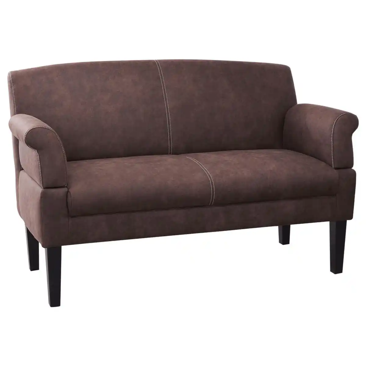 Bild 1 von Sit & More 2-Sitzer-Sofa, Dunkelbraun, Textil, Buche, 152x97x78 cm, Goldenes M, Oeko-Tex® Standard 100, Made in Europe, DGM-Klimapakt, Rücken echt, Wohnzimmer, Sofas & Couches, Sofas, 2-Sitzer Sofa