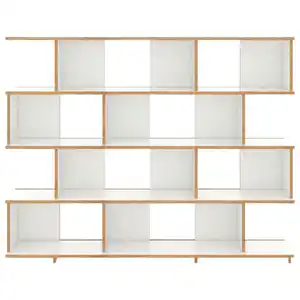 Tojo Aktenregal, Weiß, Buche, Holzwerkstoff, 198x149x37.5 cm, FSC Mix, FSC 100%, erweiterbar, umfangreiches Zubehör erhältlich, in verschiedenen Größen erhältlich, Arbeitszimmer, Büroregale, A