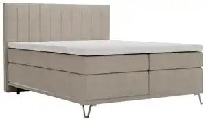Boxspringbett Cromo Beige ca. 180x200, Beige