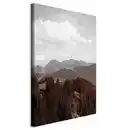 Bild 1 von artgeist Leinwandbild, Braun, Weiß, Textil, Holzwerkstoff, rechteckig, 40x60x1.2 cm, Keilrahmen, Bilder und Zubehör, Wandbilder, Leinwandbilder