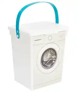 Aufbewahrungsbox für Waschmittel, weiß